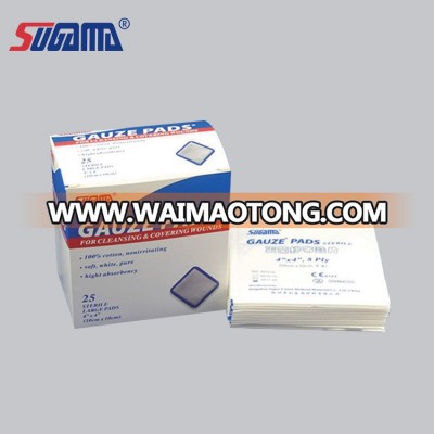 Guaranteed material eo sterile gauze swabs/gauze mesh sponge