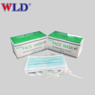 Medical disposable surgical non woven face mask with design