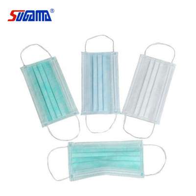 Good quality surgical disposable medical 3ply non woven face mask